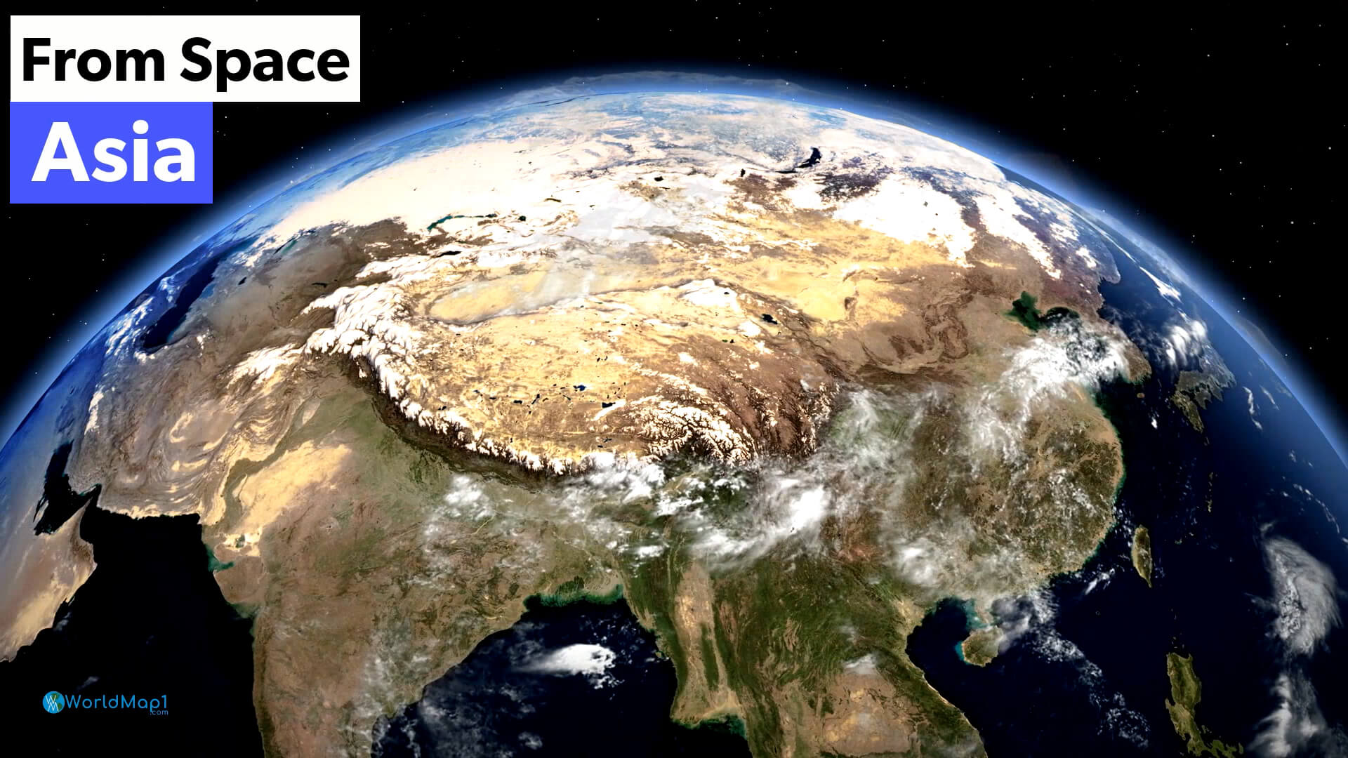 Asia from Space Youtube